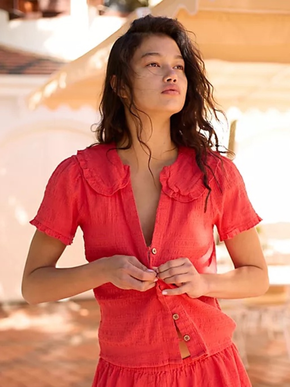 Free People Collared Top - Picture 5 of 5